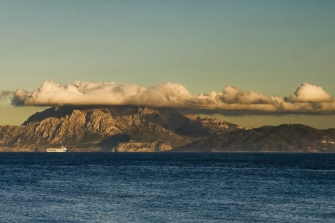 Montagnes du Rif depuis la réserve biosphère Intercontinentale Méditerranée