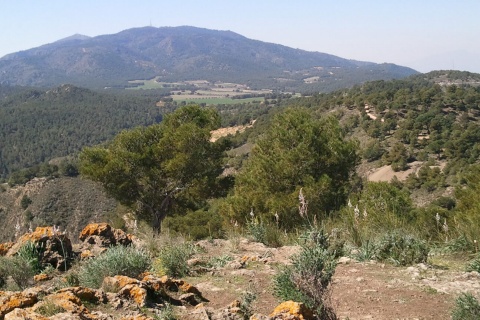 Sierra Carrascoy vom Gipfel Pico del Águila aus gesehen