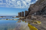 Hermigua natural swimming pool, in La Gomera