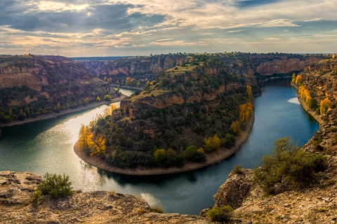 Hoces del Río Duratón w Segowii