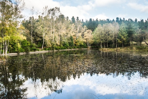 Teixeiro lakes in Lugo