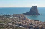 Vue générale du Peñon de Ifach