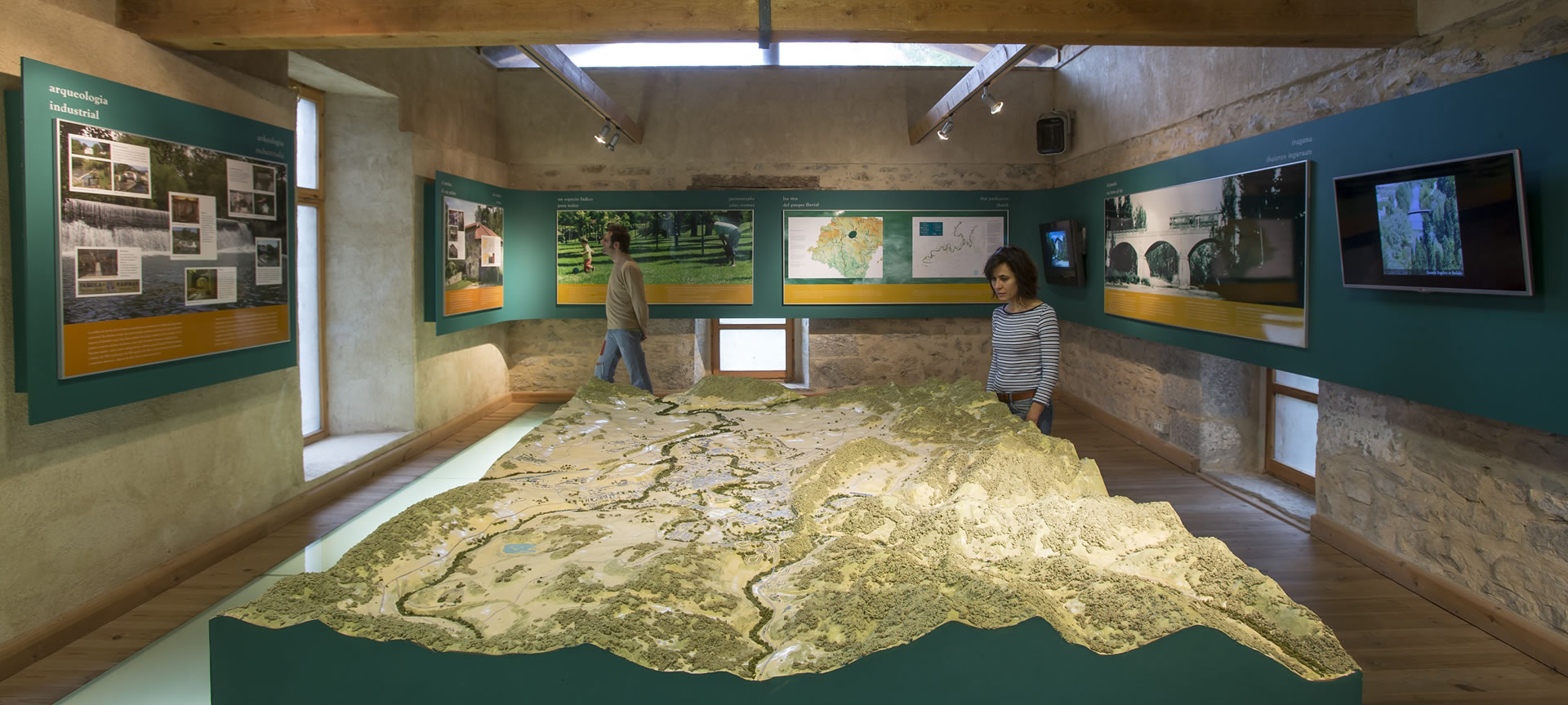 Ausstellung Walkmühle von Villava in Navarra