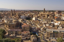 Panorama miejscowości Corella w Nawarze