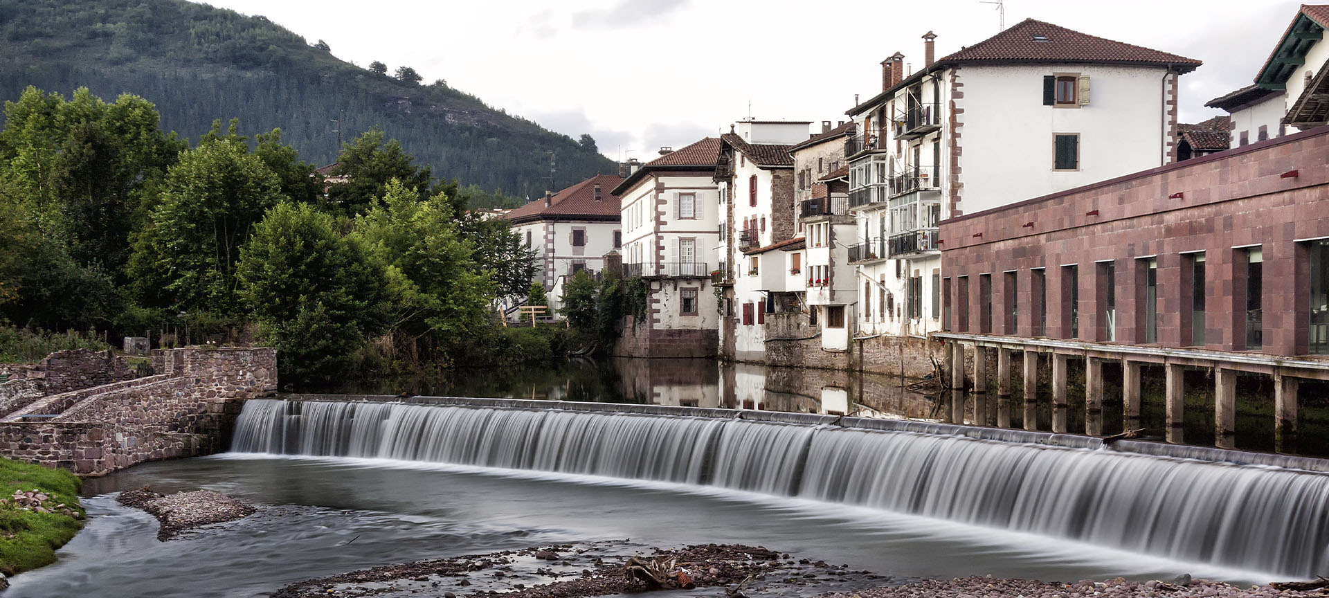 View of Elizondo in Navarre