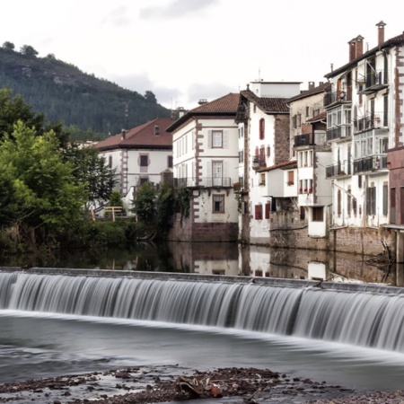 View of Elizondo in Navarre
