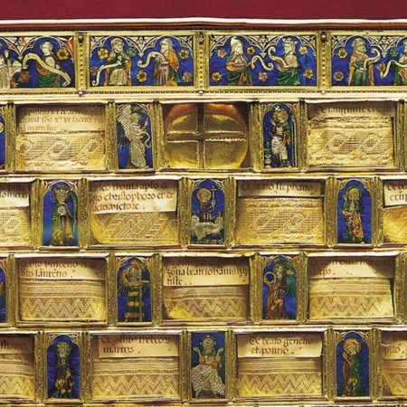 Ajedrez de Carlomagno en el Museo-Tesoro de la Real Colegiata de Roncesvalles