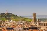 Blick auf die Kathedrale Santa María de Tudela, Navarra