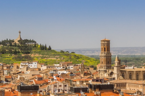 Vue de la cathédrale Santa María de Tudela, Navarre