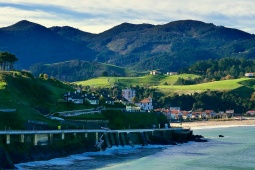 Plaża w Deba. Guipuzkoa