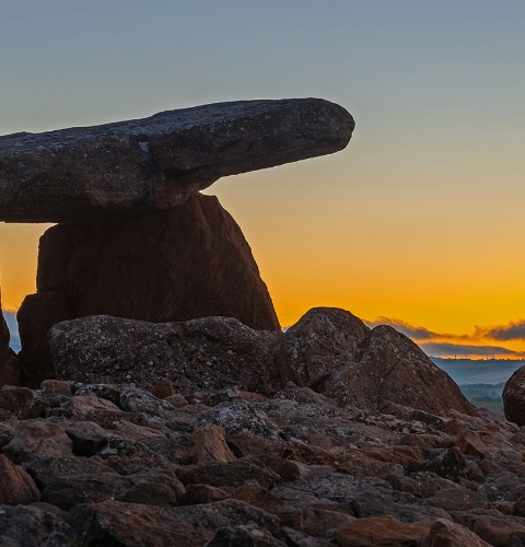 Chabola de la Hechicera dolmen group in Elvillar. Álava