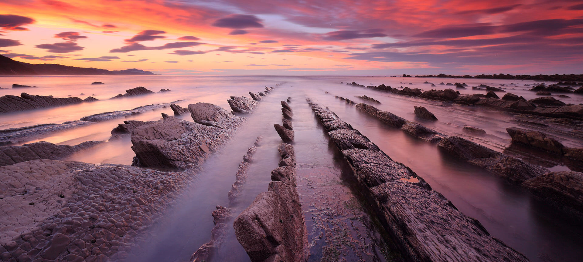 Flisz w Zumaii (Gipuzkoa, Kraj Basków)