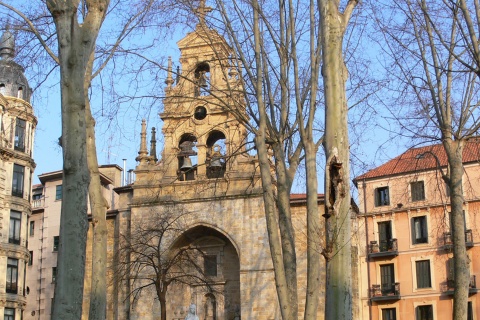  Igreja de San Vicente Mártir de Abando. Bilbau