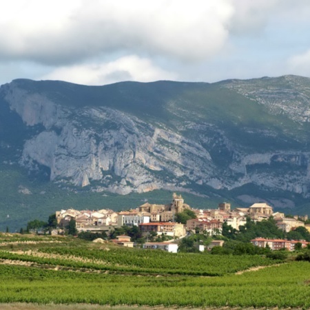 Vista de Laguardia, Álava (Paesi Baschi)