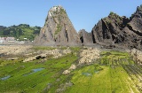 Saturraran beach in Mutriku (Gipuzkoa, the Basque Country)