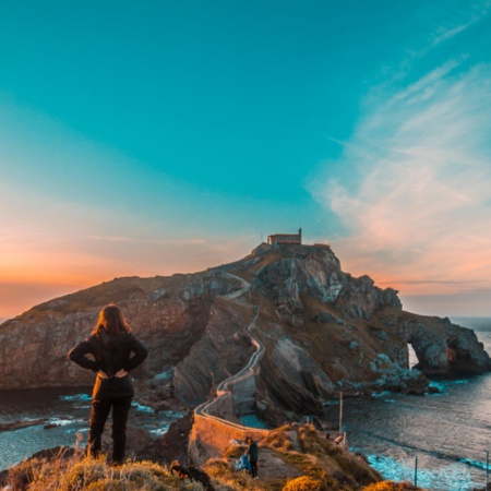 Vista de Gaztelugatxe, País Vasco