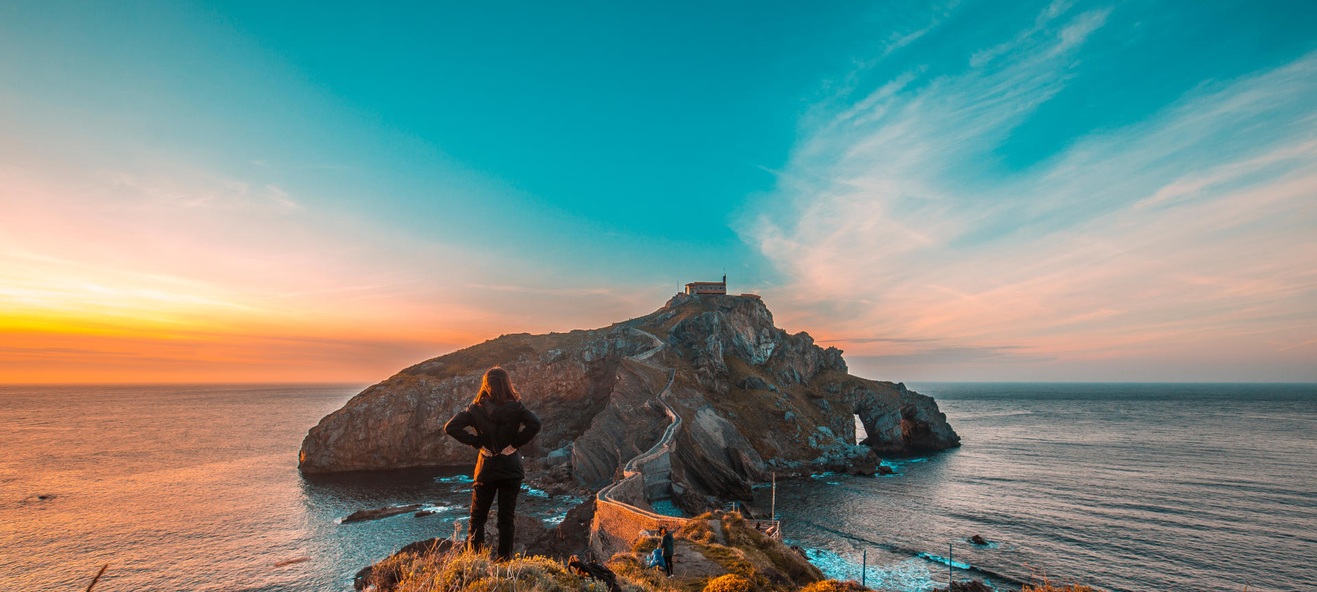 View of Gaztelugatxe, the Basque Country View of Gaztelugatxe, the Basque Country