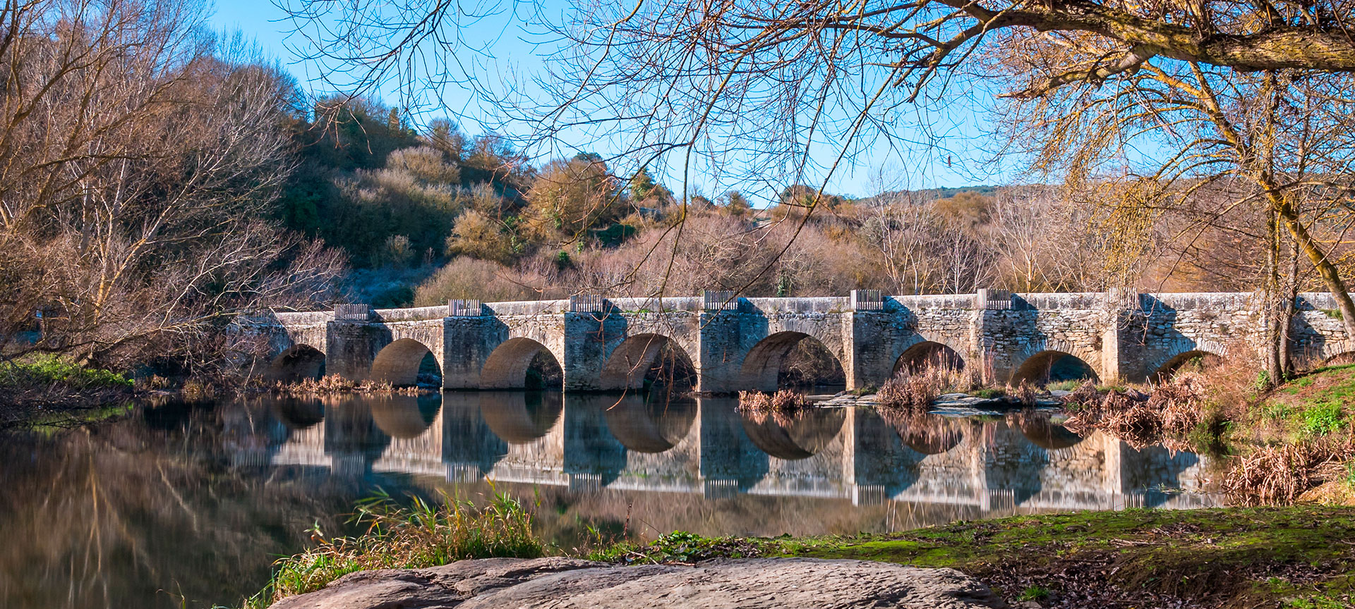 Roman bridge, Tres Puentes. Álava. Roman bridge, Tres Puentes. Álava.