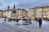 Plaza de la Virgen Blanca square in Vitoria Gasteiz (Álava, the Basque Country)