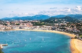 Vista panorâmica de Donostia-San Sebastián