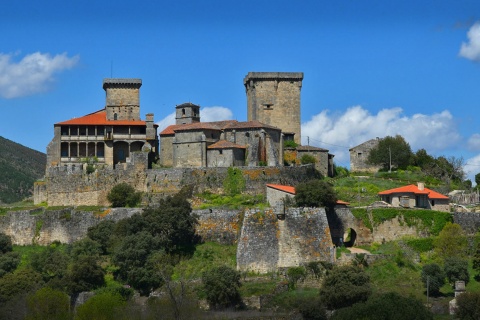 Veduta esterna del Parador Castello de Monterrei