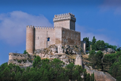 Vue extérieure du Parador de Alarcón