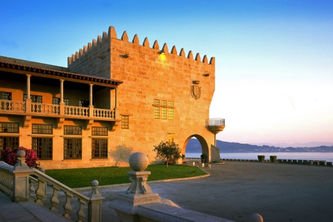 Exterior of the Parador de Baiona