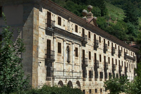 Blick auf das Parador de Corias