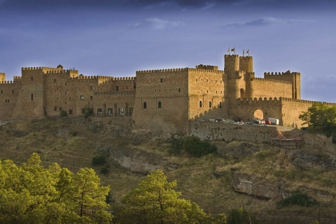 Vista exterior del Parador de Sigüenza