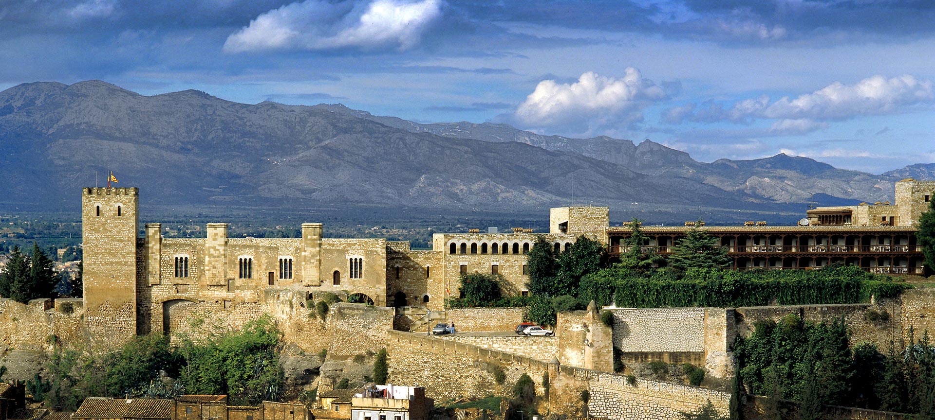Blick auf das Parador de Tortosa Blick auf das Parador de Tortosa
