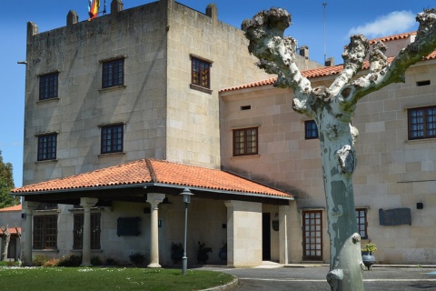 Vista exterior del Parador de Verín