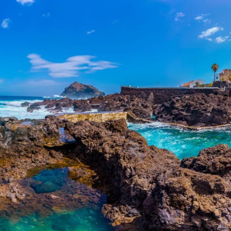 Natural pools of El Caletón in Tenerife