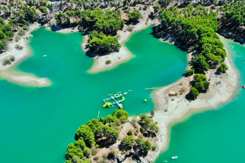 Plage d’Ardales dans la province de Málaga, Andalousie