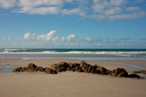 Strand Praia de Caión/Salseiras in der Provinz A Coruña