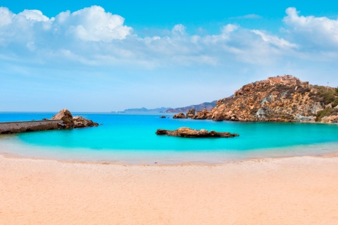 Cala Cortina in Cartagena, Murcia