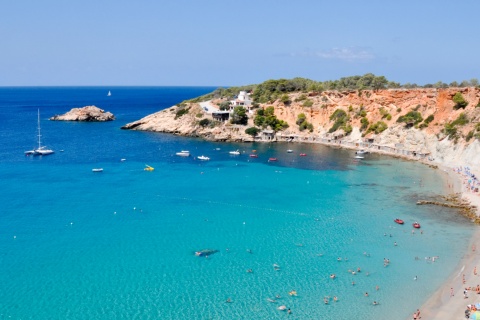 Cala d’Hort de Sant Josep de Sa Talaia à Ibiza, îles Baléares