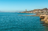 Cala del Moral de Rincón de la Victoria, em Málaga (Andaluzia)