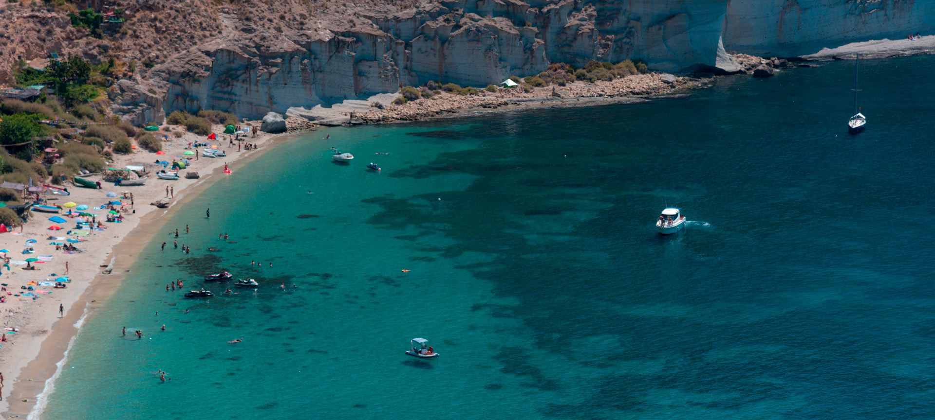 Cala San Pedro w Las Negras w Almerii, Andaluzja Cala San Pedro w Las Negras w Almerii, Andaluzja