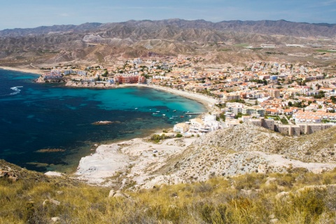 Playa de Calabardina en Águilas, Murcia