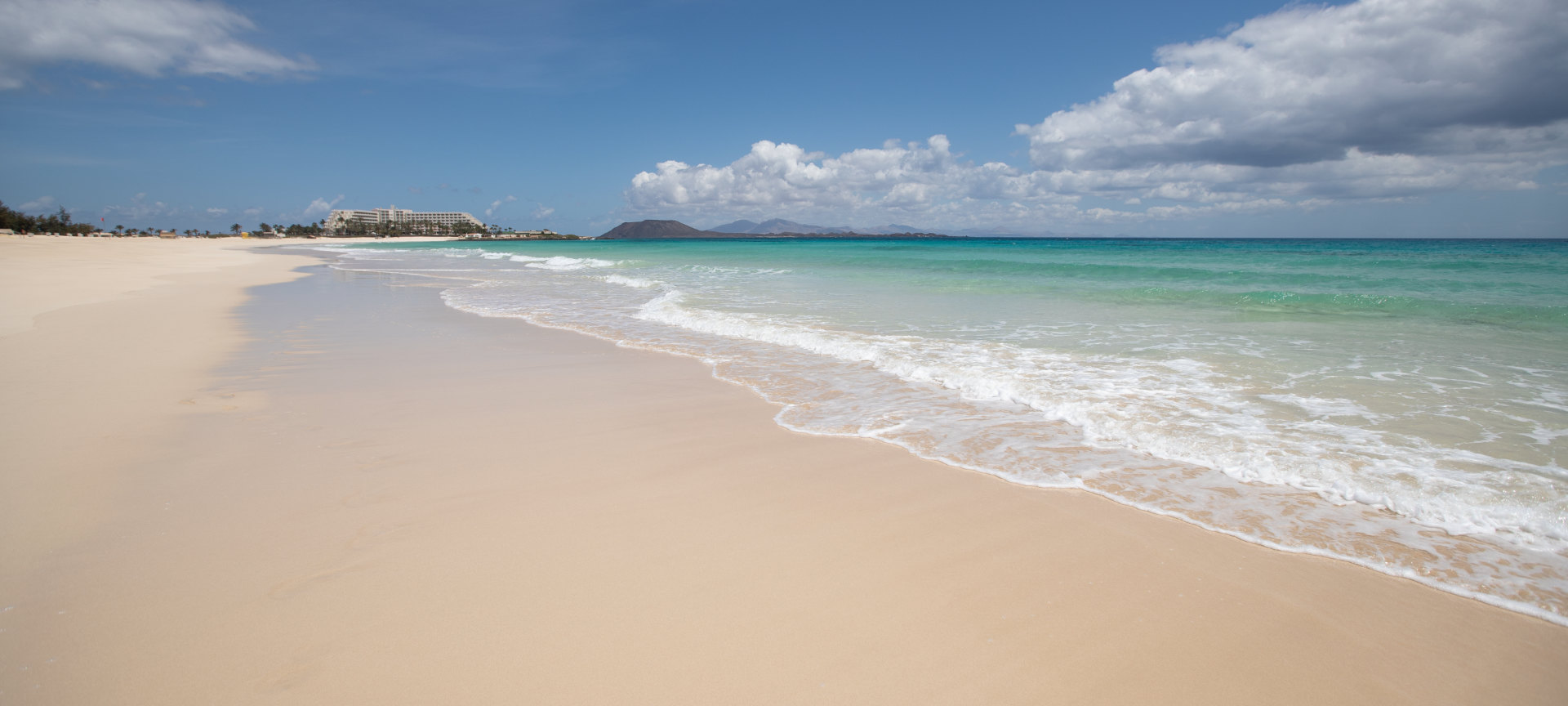 Strand von El Caserón de Corralejo auf Fuerteventura, Kanarische Inseln