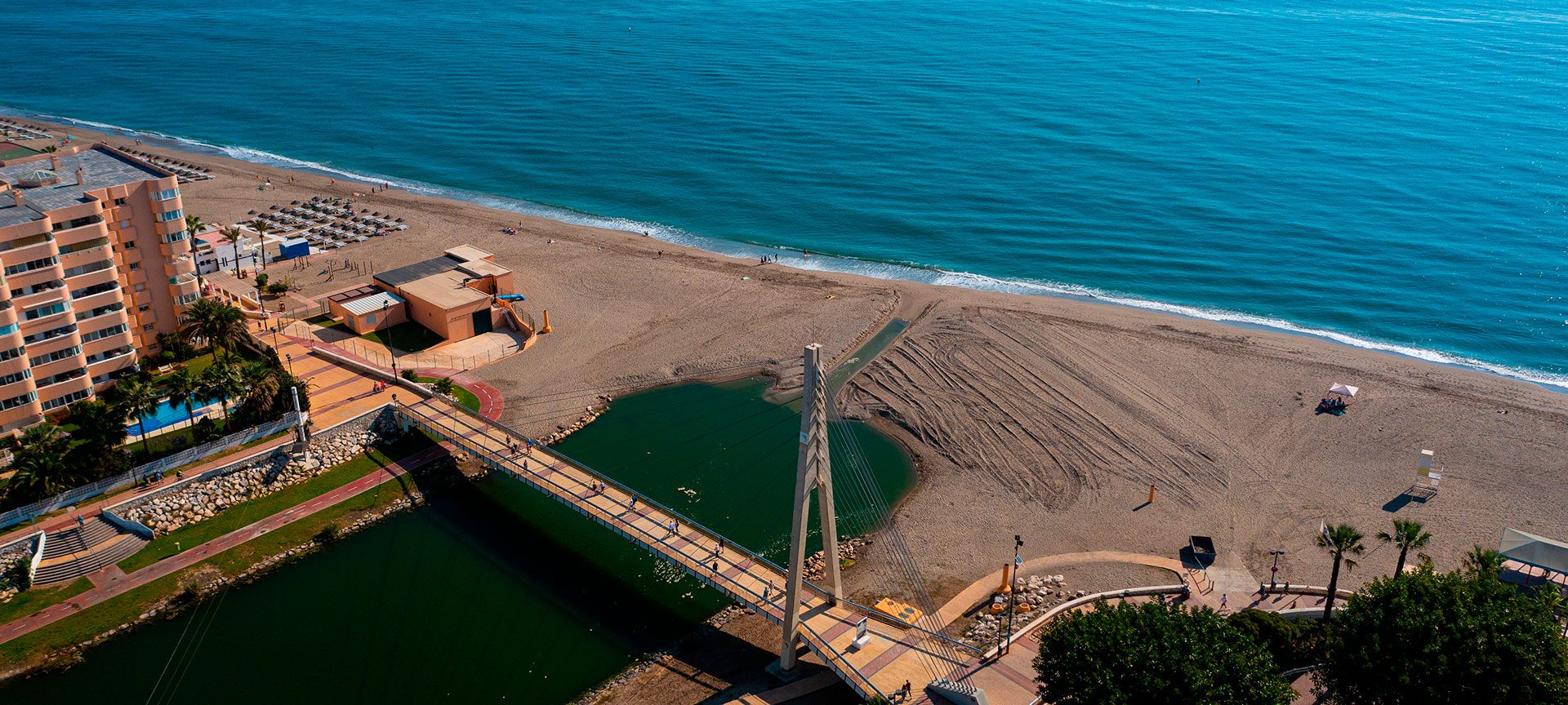 Praia do Castelo em Fuengirola, Málaga