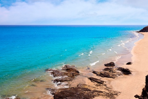 Playa Costa Calma en Fuerteventura