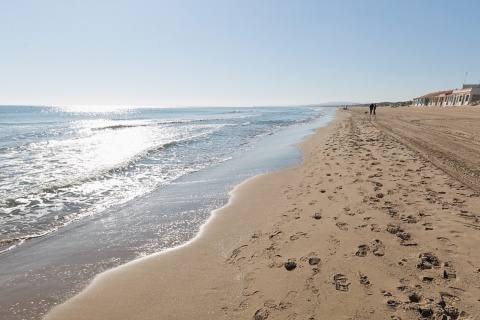 Plaża La Marina w Elche w Alicante, Wspólnota Walencka