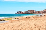 Praia de La Mata de Torrevieja, em Alicante (Comunidade Valenciana)
