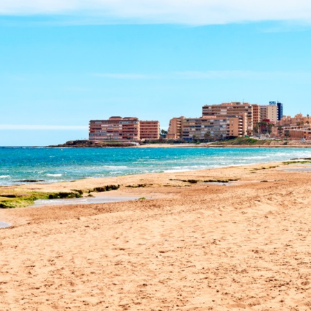 La Mata beach in Torrevieja, Alicante, Region of Valencia