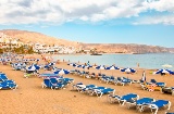 Praia de Los Cristianos de Arona, em Tenerife (Ilhas Canárias)