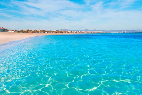 Spiaggia della Malvarrosa a Valencia, Comunità Valenciana