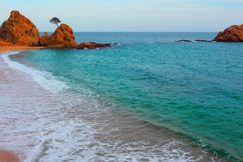 Mar Menuda beach in Tossa de Mar, Girona