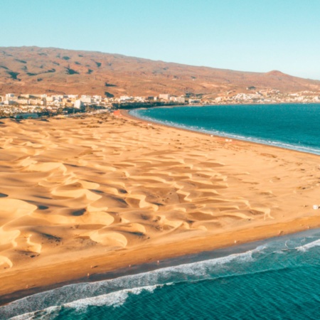 Spiaggia di Maspalomas a Gran Canaria, Isole Canarie