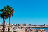 Praia Los Náufragos em Torrevieja, Alicante